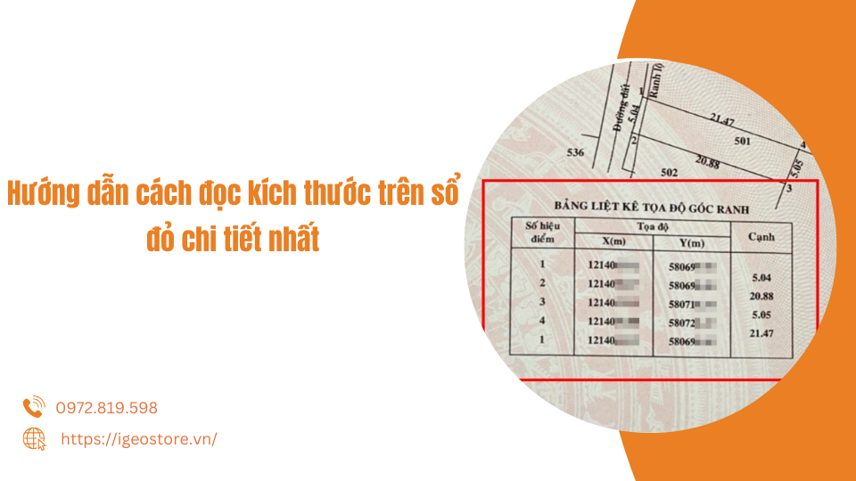 Hướng dẫn cách đọc kích thước trên sổ đỏ chi tiết nhất
