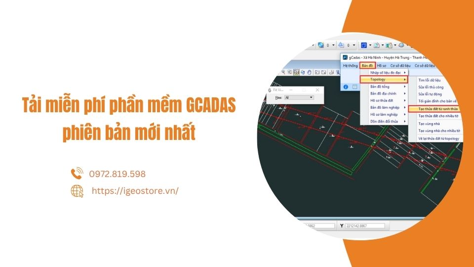 Tải miễn phí phần mềm GCADAS phiên bản mới nhất